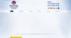 Desktop Screenshot of montena.com.br